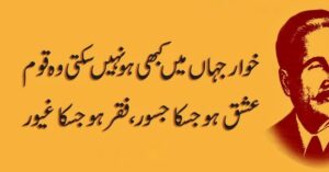 Allama Iqbal Poetry In Poetry