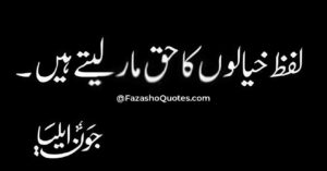 John Elia Urdu Poetry