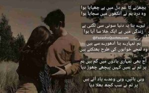 sad poetry in urdu text copy paste