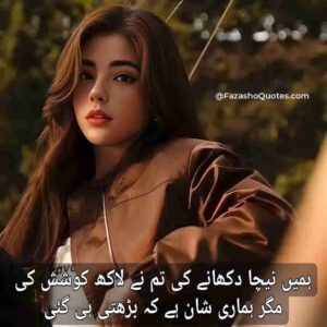 Girl Killer Attitude Poetry In Urdu